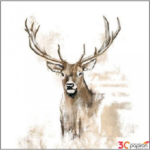 Szalvéta 25x25cm Antlers  20db-os 