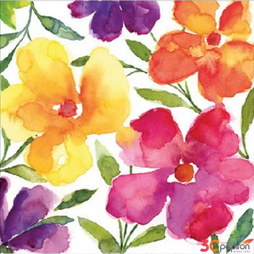 Szalvéta 25x25cm Happy bloomers 20db-os 