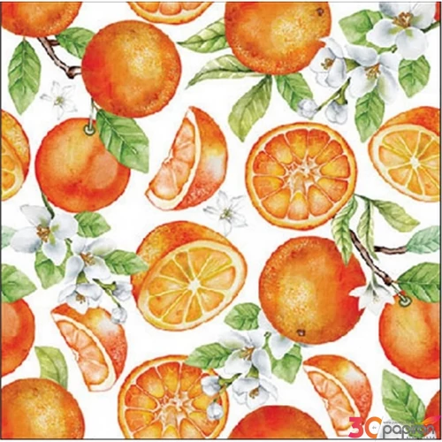 Szalvéta 25x25cm Juicy oranges 20db-os