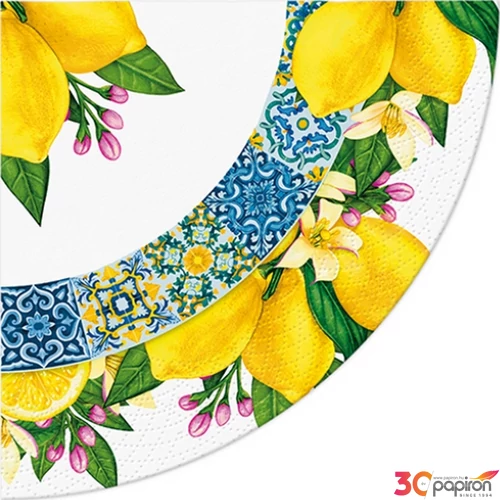Szalvéta 32cm Citrus Circle 12 db-os