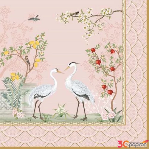 Szalvéta 33x33cm 20 db-os,Jardin de Reves