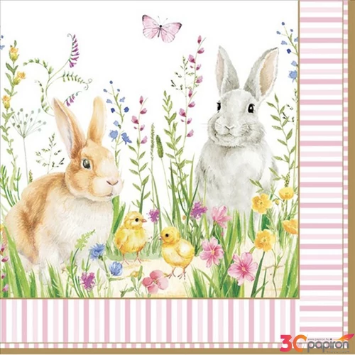 Szalvéta 33x33cm 20db-os, Happy Easter