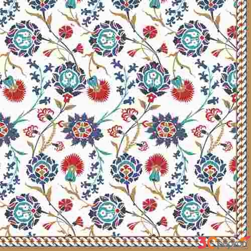Szalvéta 33x33cm 20db-os, Iznik