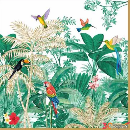 Szalvéta 33x33cm 20db-os,Exotic Heaven