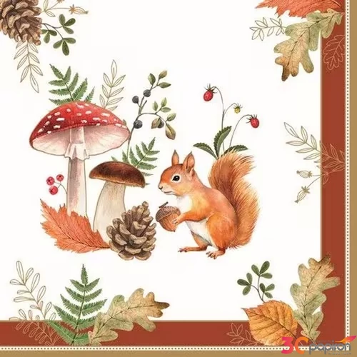 Szalvéta 33x33cm Autumn Breeze,20db-os