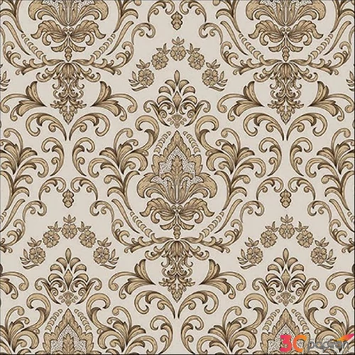 Szalvéta 33x33cm Baroque ornament cream 20db-os 