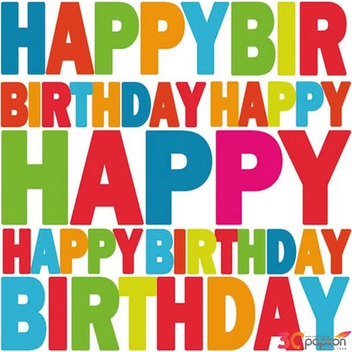 Szalvéta 33x33cm Birthday 20db-os