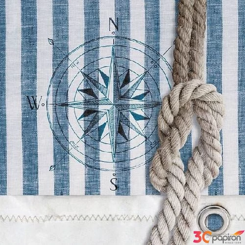 Szalvéta 33x33cm Compass And Rope 20db-os 