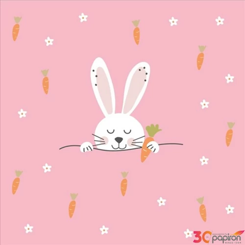 Szalvéta 33x33cm Easter Carrots 20db-os 