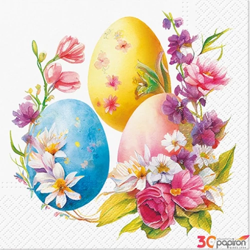 Szalvéta 33x33cm Egg Bouquet 20 db-os