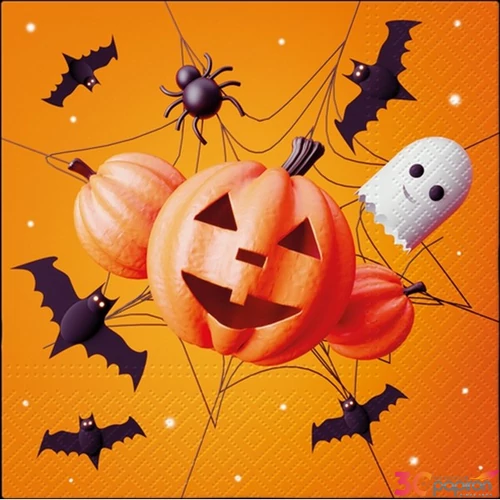 Szalvéta 33x33cm Fanny halloween 20db-os