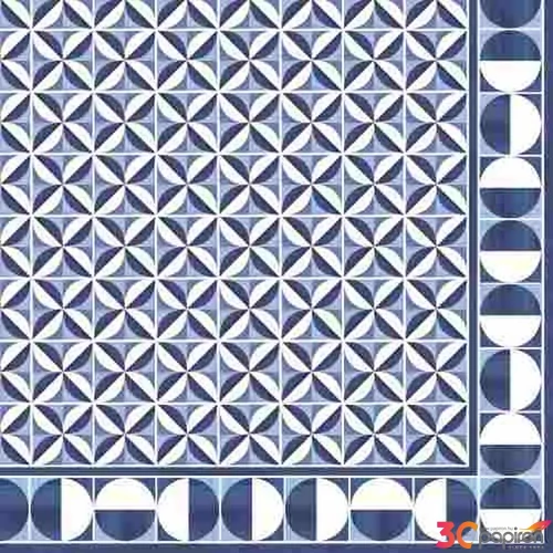 Szalvéta 33x33cm Geometric Blue, 20db-os, Atmosphere 