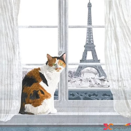 Szalvéta 33x33cm Madeleine á Paris 20db-os