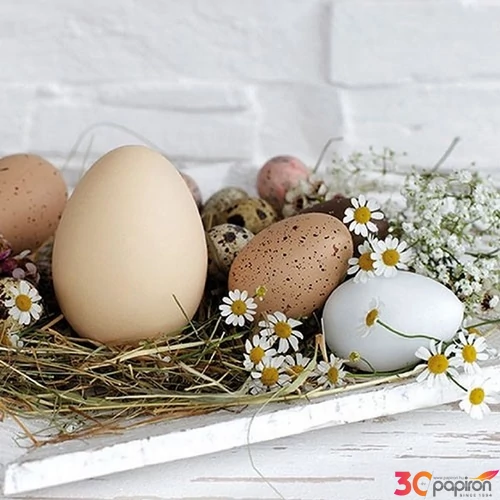 Szalvéta 33x33cm Pastel Eggs 20db-os