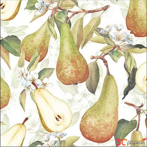 Szalvéta 33x33cm Pears 20db-os 