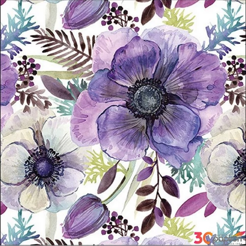 Szalvéta 33x33cm Purple dream 20db-os