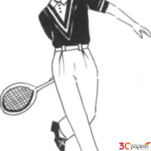 Szalvéta Ambiante Atelier Tennis papírszalvéta 33x33cm,20db-os