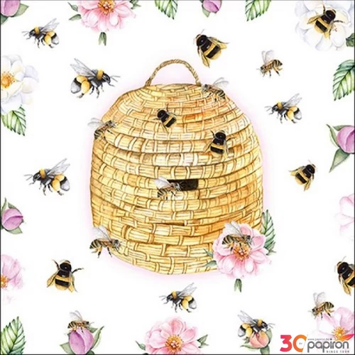 Szalvéta Ambiante Beehive papírszalvéta 33x33cm,20db-os