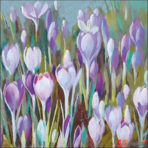 Szalvéta Ambiante Crocus papír papírszalvéta 33x33cm,20db-os