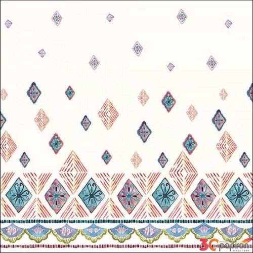 Szalvéta Ambiante Diamonds White papír papírszalvéta 33x33cm,20db-os