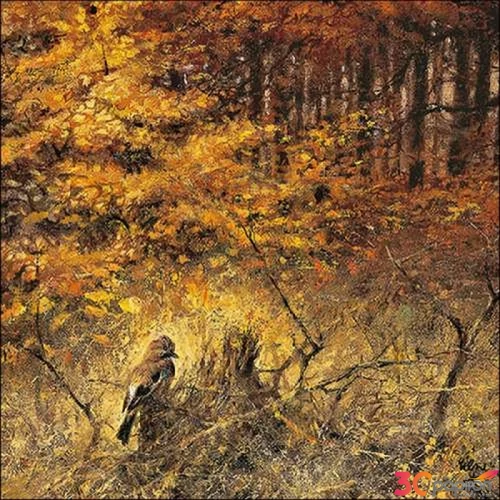 Szalvéta Ambiante Eurasian jay papír papírszalvéta 33x33cm,20db-os