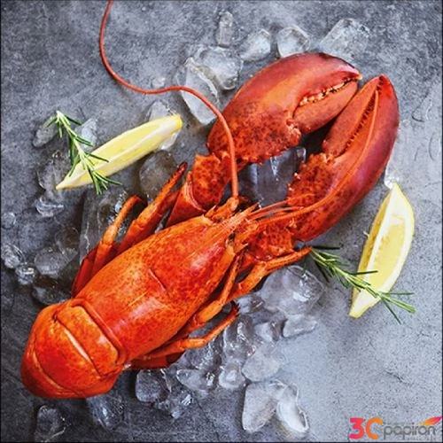 Szalvéta Ambiante Fresh Lobster papír papírszalvéta 33x33cm,20db-os
