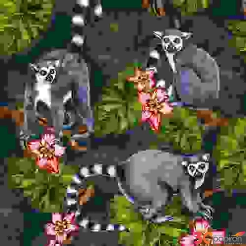 Szalvéta Ambiante Midnight Madagaskar papírszalvéta 33x33cm,20db-os