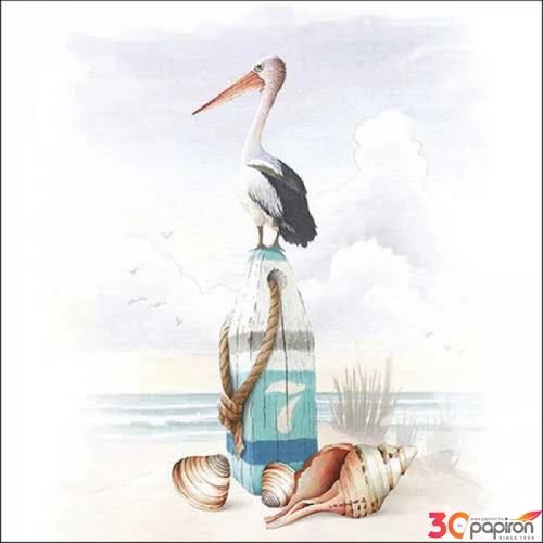 Szalvéta Ambiante Pelican papírszalvéta 33x33cm,20db-os