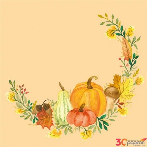 Szalvéta Ambiante Pumpkin Flair papírszalvéta 33x33cm,20db-os
