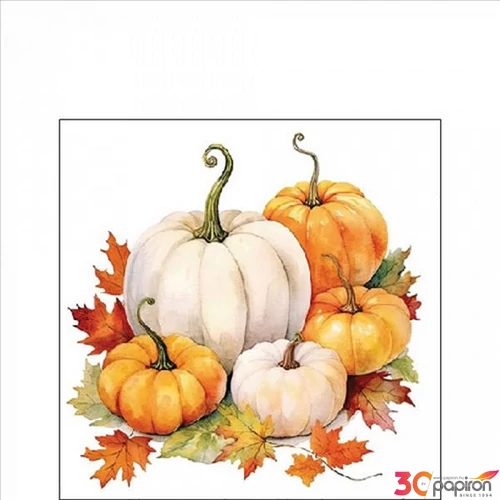 Szalvéta Ambiante Pumpkin Season 25x25cm 20db