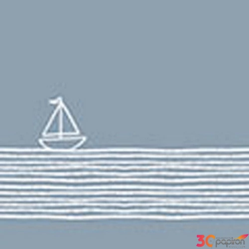 Szalvéta Ambiante Pure Sailing Blue papírszalvéta 33x33cm,20db-os