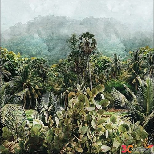 Szalvéta Ambiante Rain Forrest papírszalvéta 33x33cm,20db-os