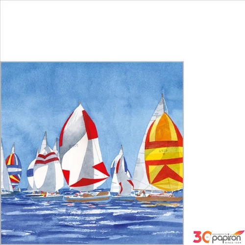Szalvéta Ambiante Regatta papírszalvéta 25x25cm,15db-os