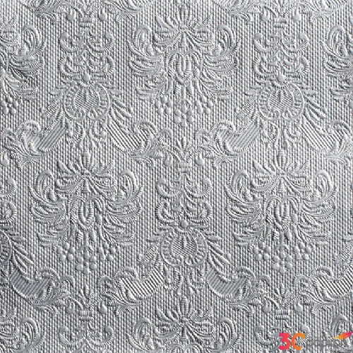 Szalvéta Ambiente Elegance silver dombornyomott 40x40cm,15db-os