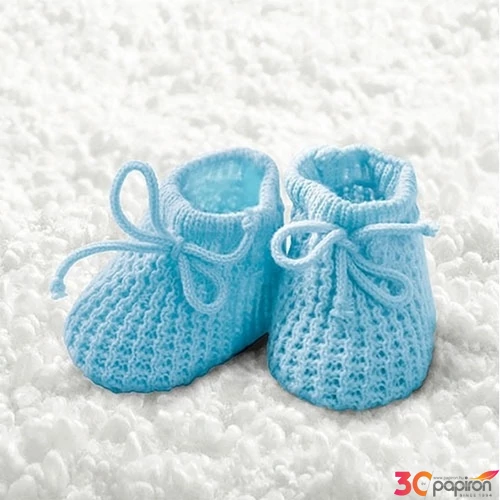 Szalvéta Ambiente Baby 33x33cm 3rétegű 20db/csomag Baby Boy Booties