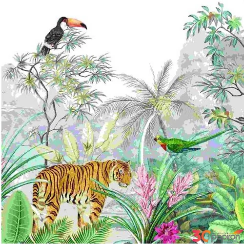 Szalvéta 33x33cm 20db/csomag, Tropical paradise