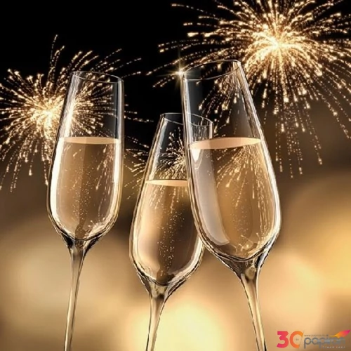 Szalvéta Ambiante Celebration Godl papírszalvéta 33x33cm,20db-os