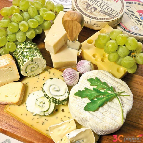Szalvéta Ambiante Cheese 33x33cm 3rétegű 15db/csom