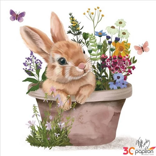 Szalvéta Ambiente Colette papírszalvéta 25x25cm,20db-os