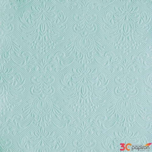 Szalvéta Ambiente Elegance Aqua dombornyomott 33x33cm 3rétegű 15db/csom