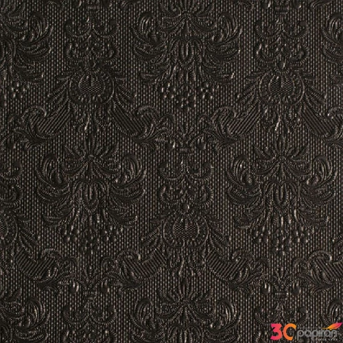 Szalvéta Ambiente Elegance black dombornyomott 40x40cm,15db-os