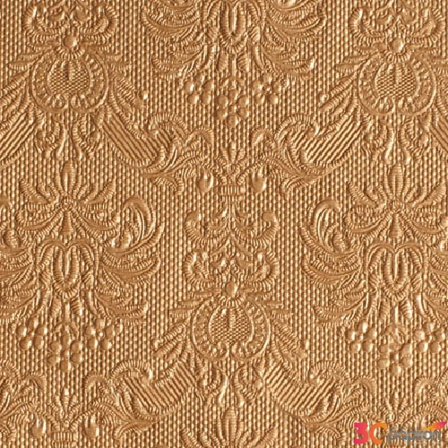 Szalvéta Ambiente Elegance Elegance bronz dombornyomott papírszalvéta 25x25cm,15db-os
