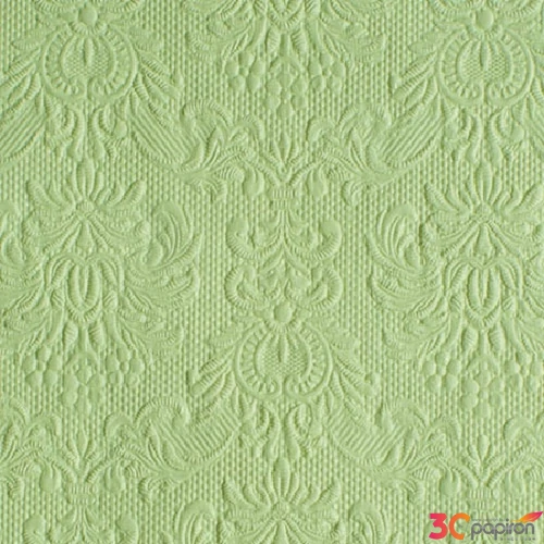Szalvéta Ambiente Elegance Elegance pale green dombornyomott papírszalvéta 25x25cm,15db-os