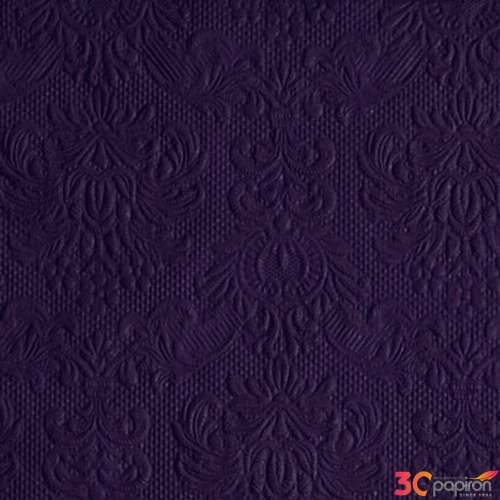 Szalvéta Ambiente Elegance Elegance Violet dombornyomott papírszalvéta 25x25cm,15db-os