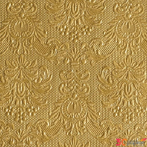 Szalvéta Ambiente Elegance Elegance godl dombornyomott papírszalvéta 25x25cm,15db-os