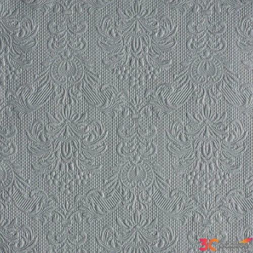 Szalvéta Ambiente Elegance grey dombornyomott 40x40cm,15db-os