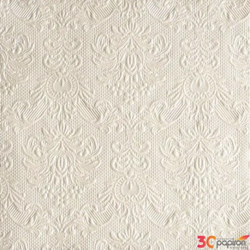 Szalvéta Ambiente Elegance Pearl dombornyomott 33x33cm 3rétegű 15db/csom