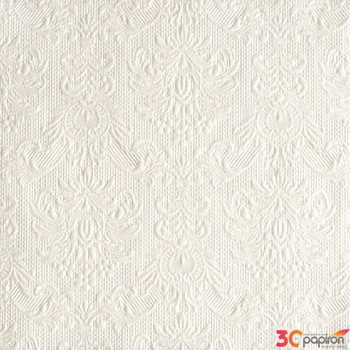 Szalvéta Ambiente Elegance pearl dombornyomott 40x40cm,15db-os