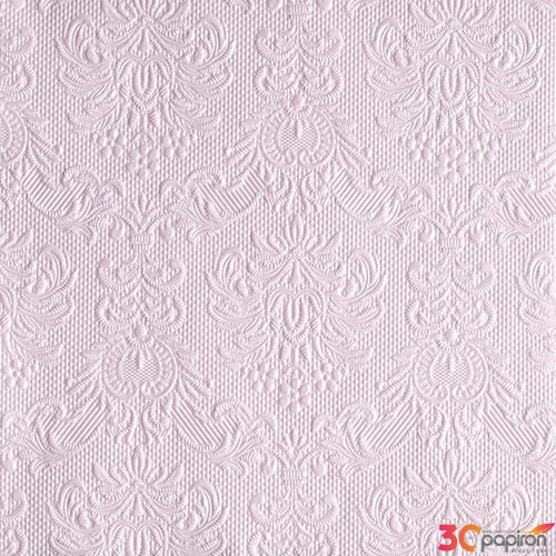 Szalvéta Ambiente Elegance Pearl Lilac dombornyomott 33x33cm 3rétegű 15db/csom