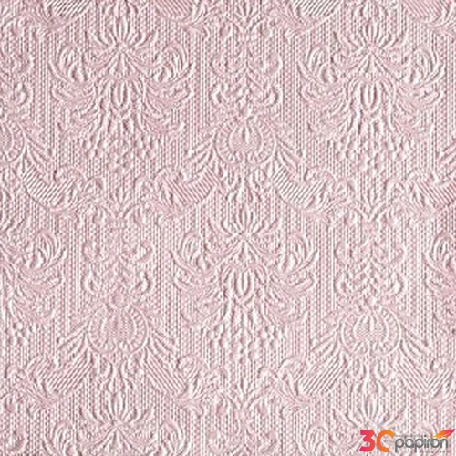 Szalvéta Ambiente Elegance pearl pink dombornyomott 33x33cm 3rétegű 15db/csom